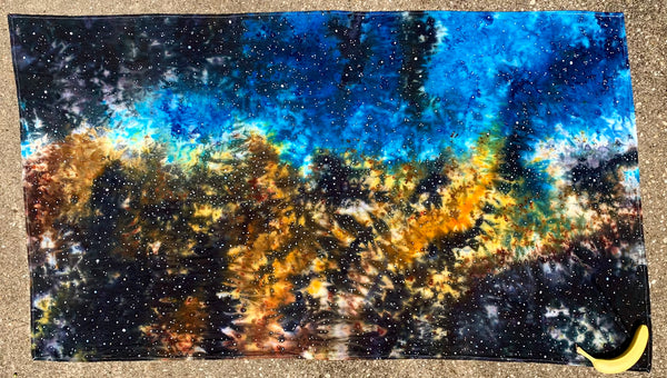 cotton tapestry james webb galaxy style 39x75"