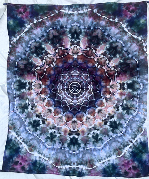 mandala cotton tapestry 39x45”