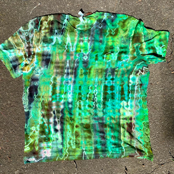 Glitch style short sleeve tshirt XXL Bella Canvas