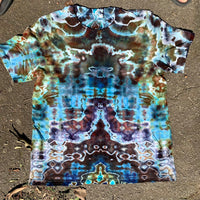 Glitch style short sleeve tshirt XL Bella Canvas