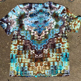 Glitch style short sleeve tshirt XL Bella Canvas