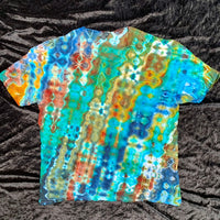 Glitch style short sleeve tshirt XL Gildan softstyle V-Neck