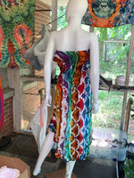 MEDIUM rayon festival dress