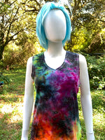 ladies Large sleeveless Galaxy top