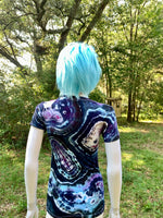 small ladies vneck geode tshirt