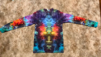 long sleeve MEDIUM psychedelic scrunch tshirt