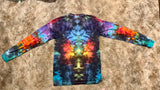 long sleeve MEDIUM psychedelic scrunch tshirt