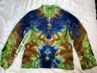 ladies long sleeve heavy button up top