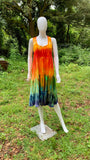 rainbow medium tank dress