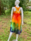 rainbow medium tank dress