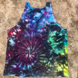 XL unisex tank top galaxy spiral