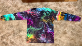 XL unisex long sleeve galaxy spiral
