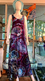 MEDIUM viscose geode tank dress